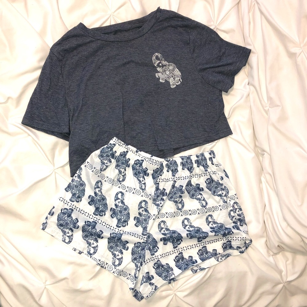 SHEIN Elephant PJs